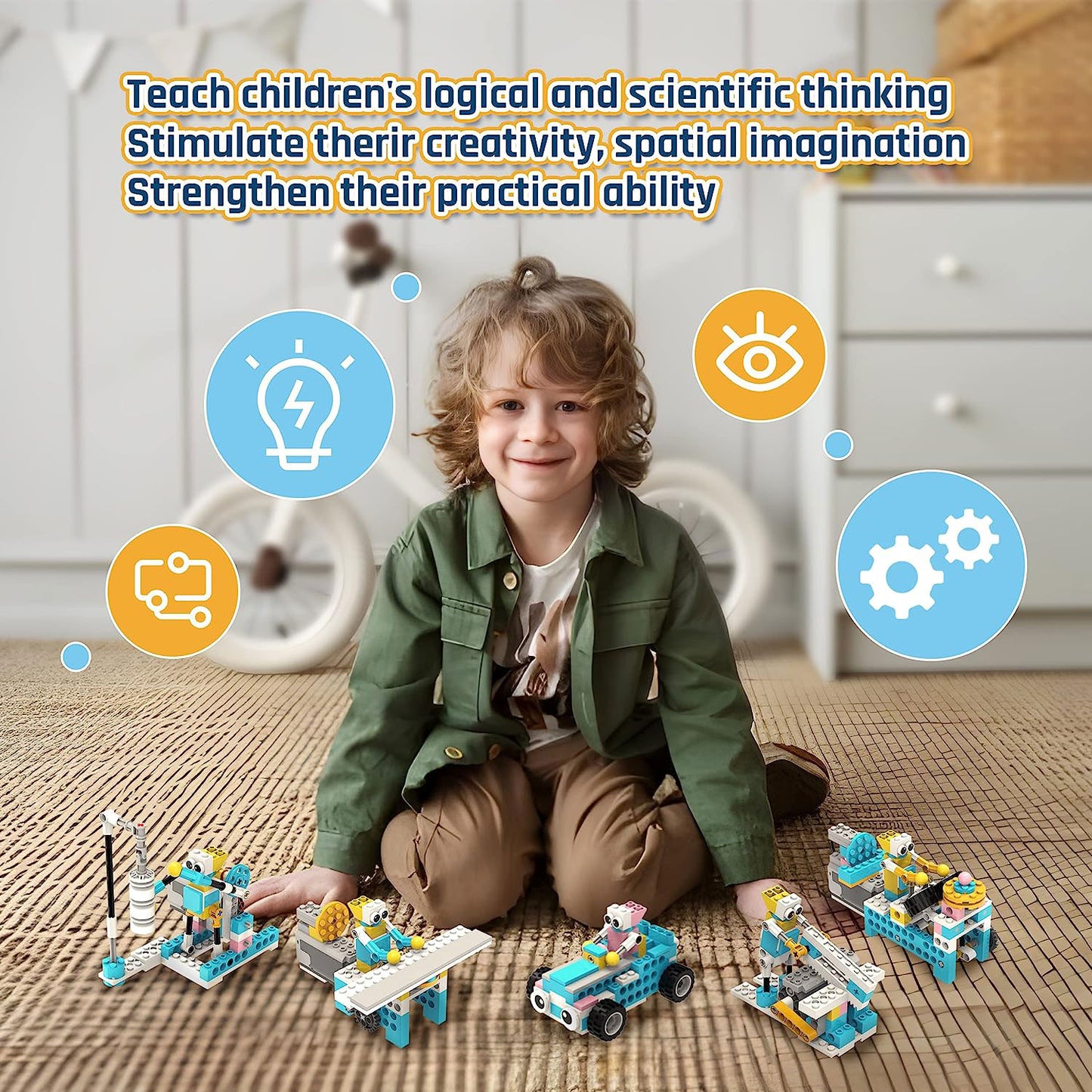Educational Electronics Makerzoid Smart Robot Set 72 In 1 Learning Kit K8671