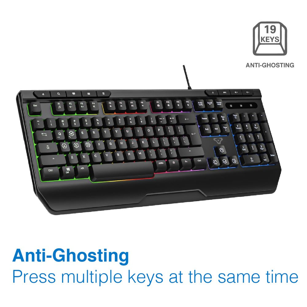 Laser Gaming Keyboard Wired KB-MBK701-BK