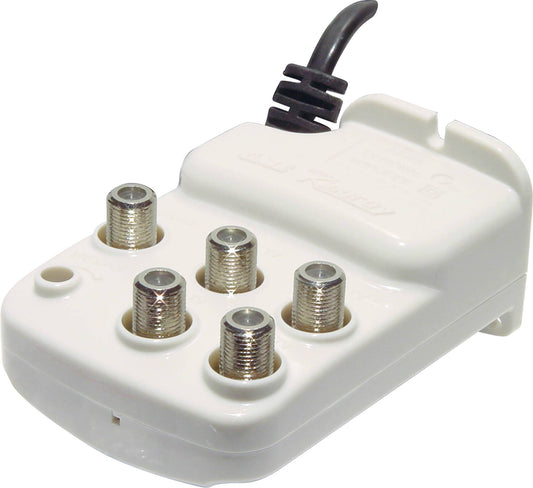 KINGRAY 4 Way TV Signal Splitter Amplifier SA164F