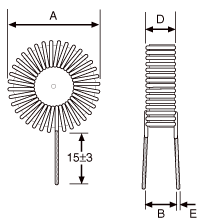 Inductor / Choke 220uh 3A High Frequency L6525A