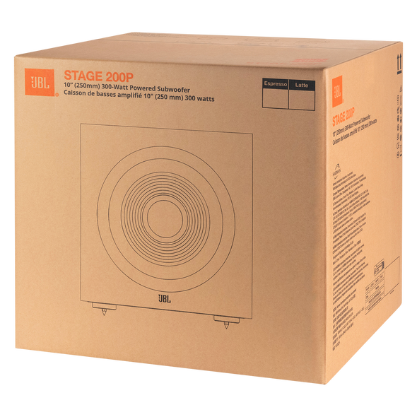 JBL Stage 2 200P Subwoofer 10in Black STAGE2200PBLK