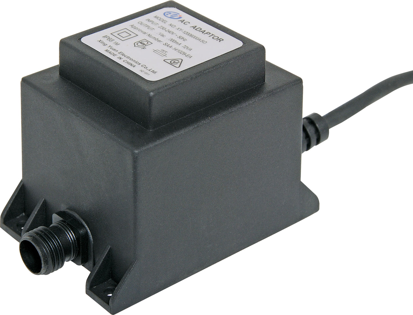 Power Adapter IP68 24V AC 3A Appliance Transformer M6014