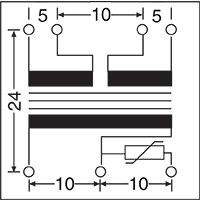 EI Core Transformer 5VA 15+15V PCB M7070A