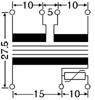 EI Core Transformer 7VA 6+6V PCB M7112A