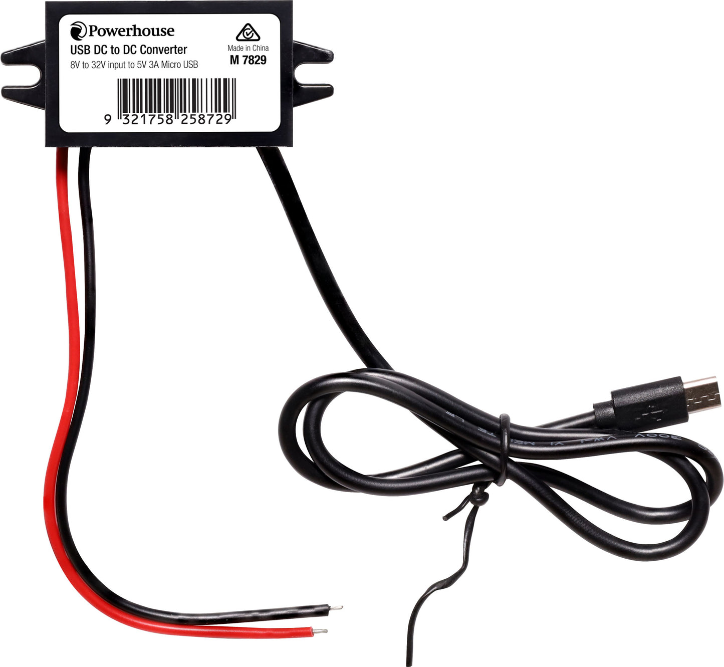 DC-DC Convertor 8-32VDC Input To 5VDC 3A Micro USB Output M7829