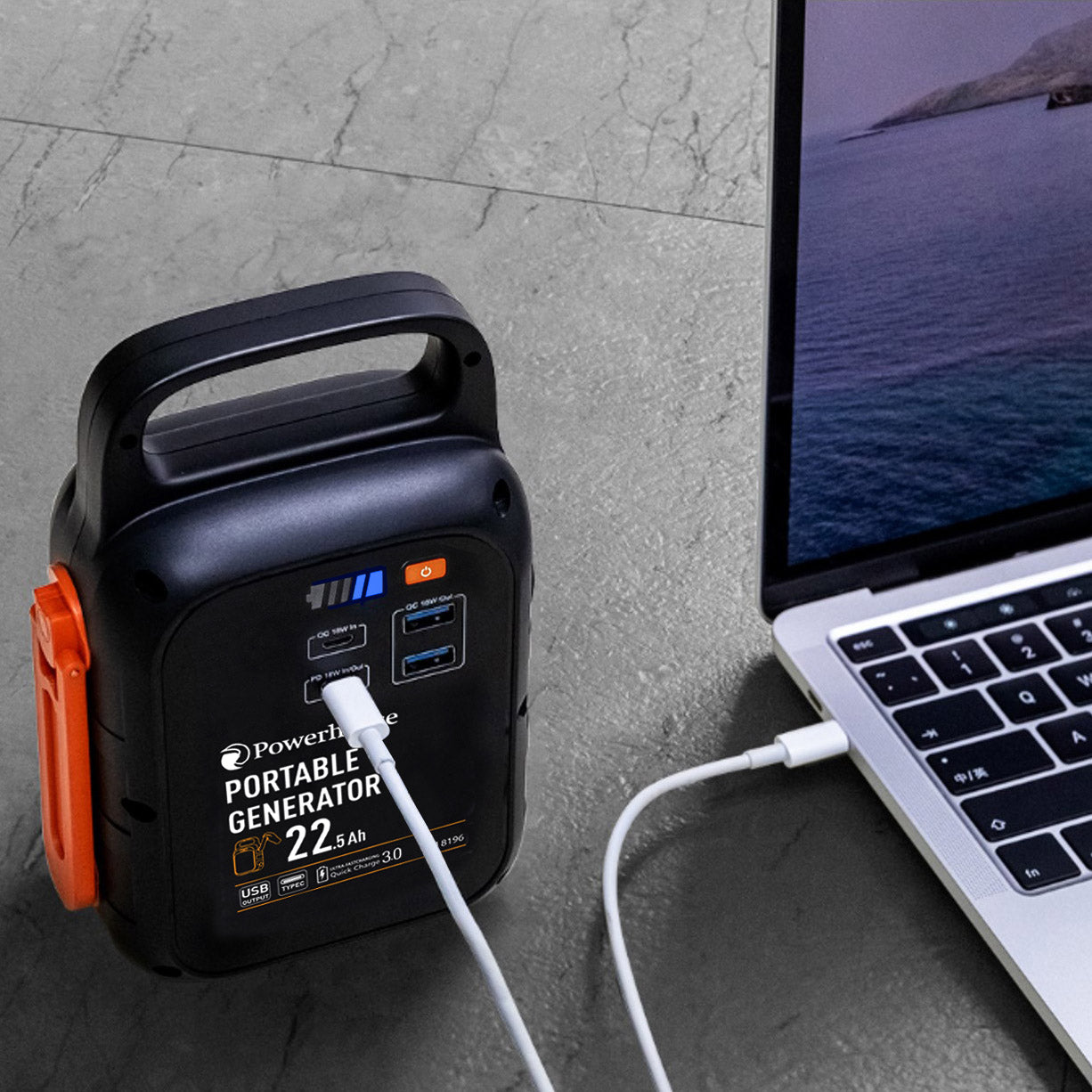 Power Bank 83Wh USB Portable DC Power Generator & Camp Light M8196
