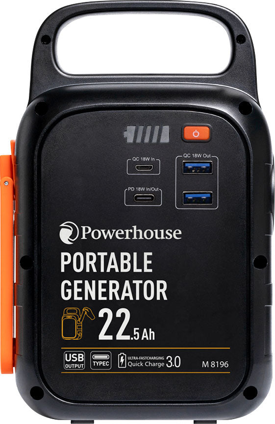 Power Bank 83Wh USB Portable DC Power Generator & Camp Light M8196