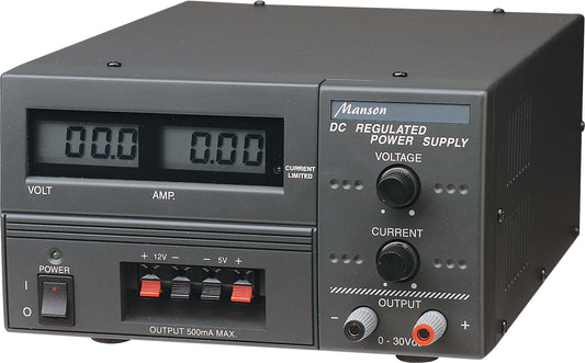 Bench Power Supply 30V 5A Regulated Linear Bench top Lab Power Supply M8205