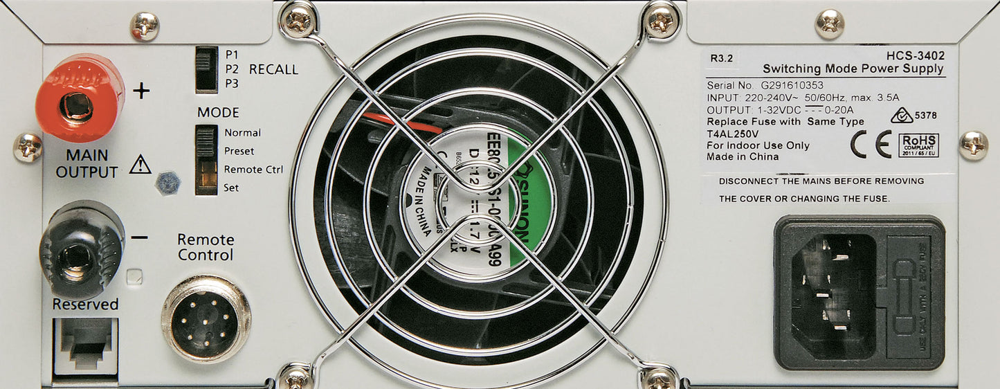 Bench Power Supply 1-30V 20A Regulated Lab Power Supply M8213