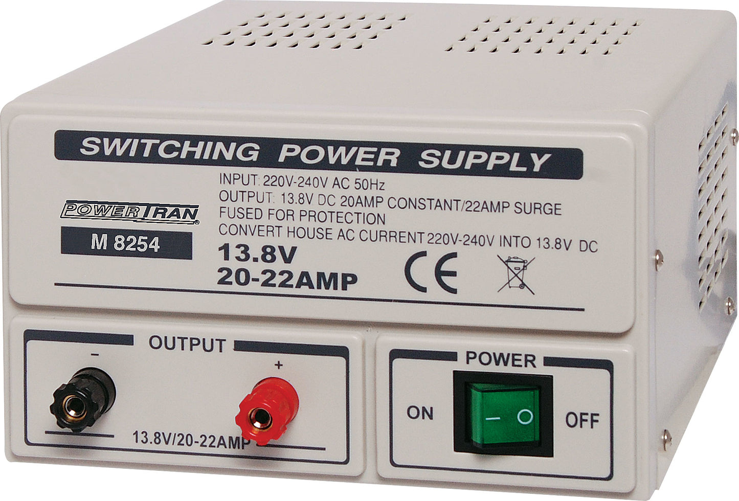Benchtop Power Supply Fixed 13.8V 20A Benchtop Regulated Power Supply M8254