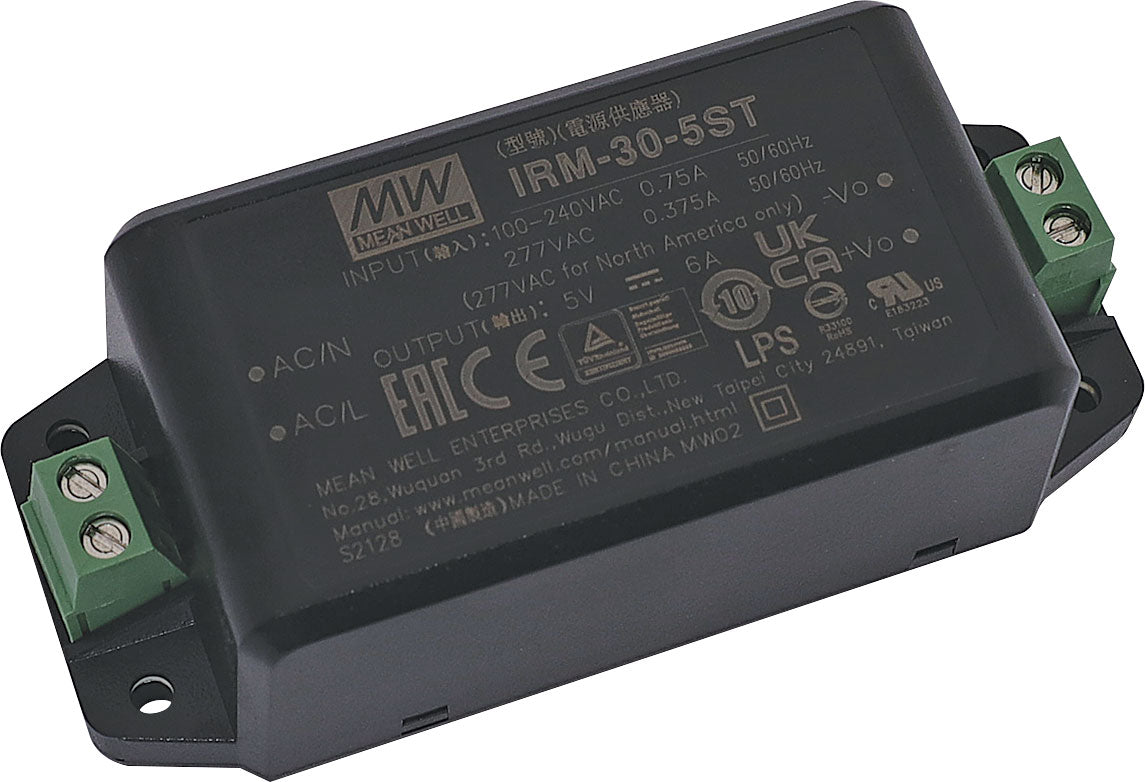 Enclosed AC/DC Supply 30W 5V/6A Mini Screw Terminal Power Supply M8418