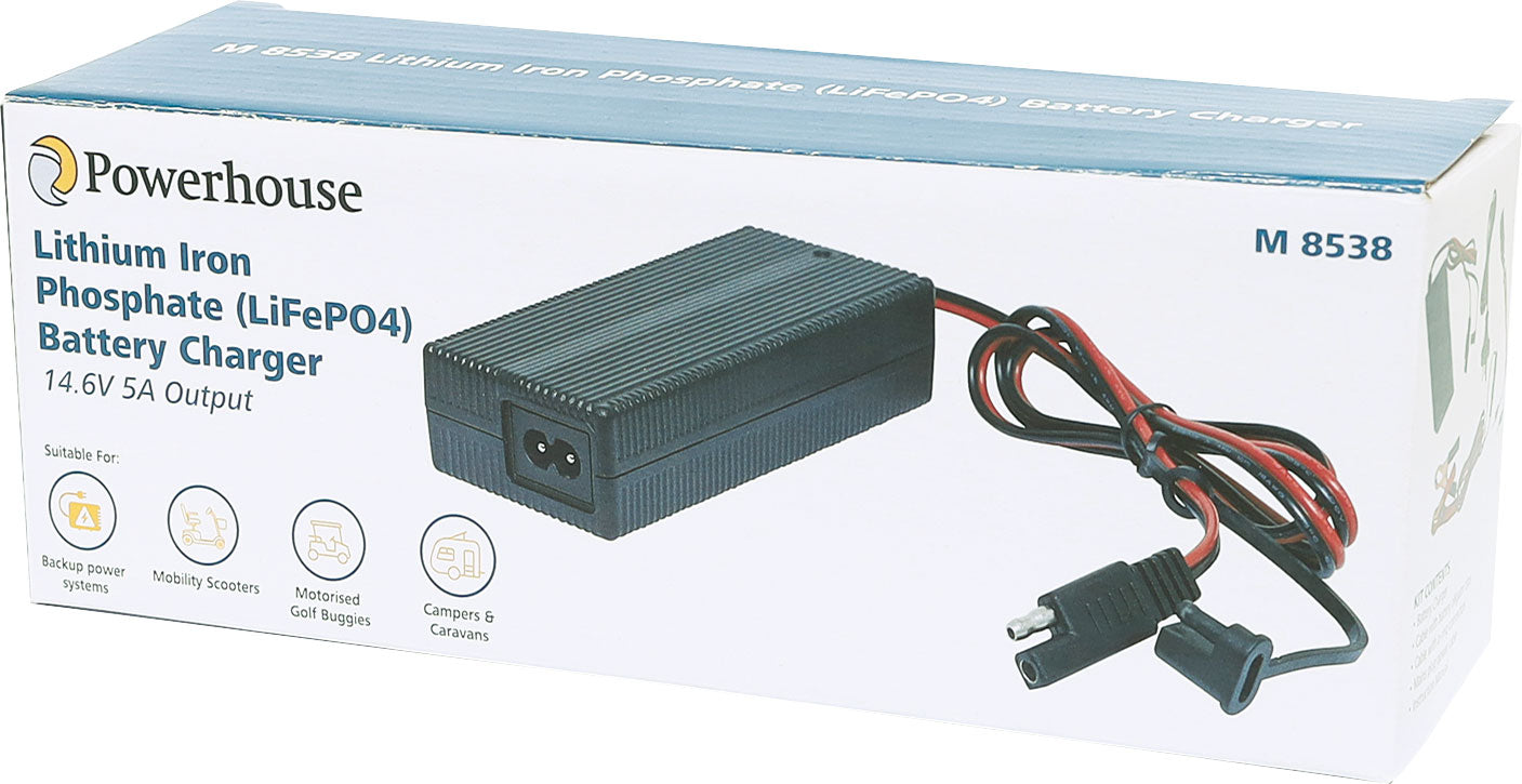 Battery Charger Lithium Iron Phosphate (LiFePO4) M8538