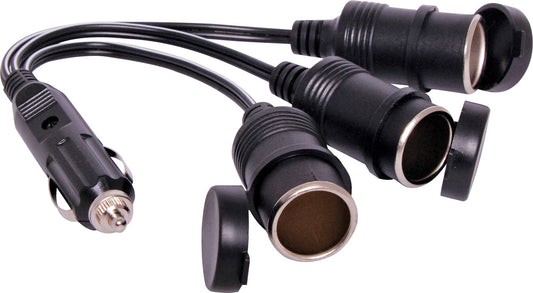 DC Power Cables Triple Car Accessory Socket Adapter M8607