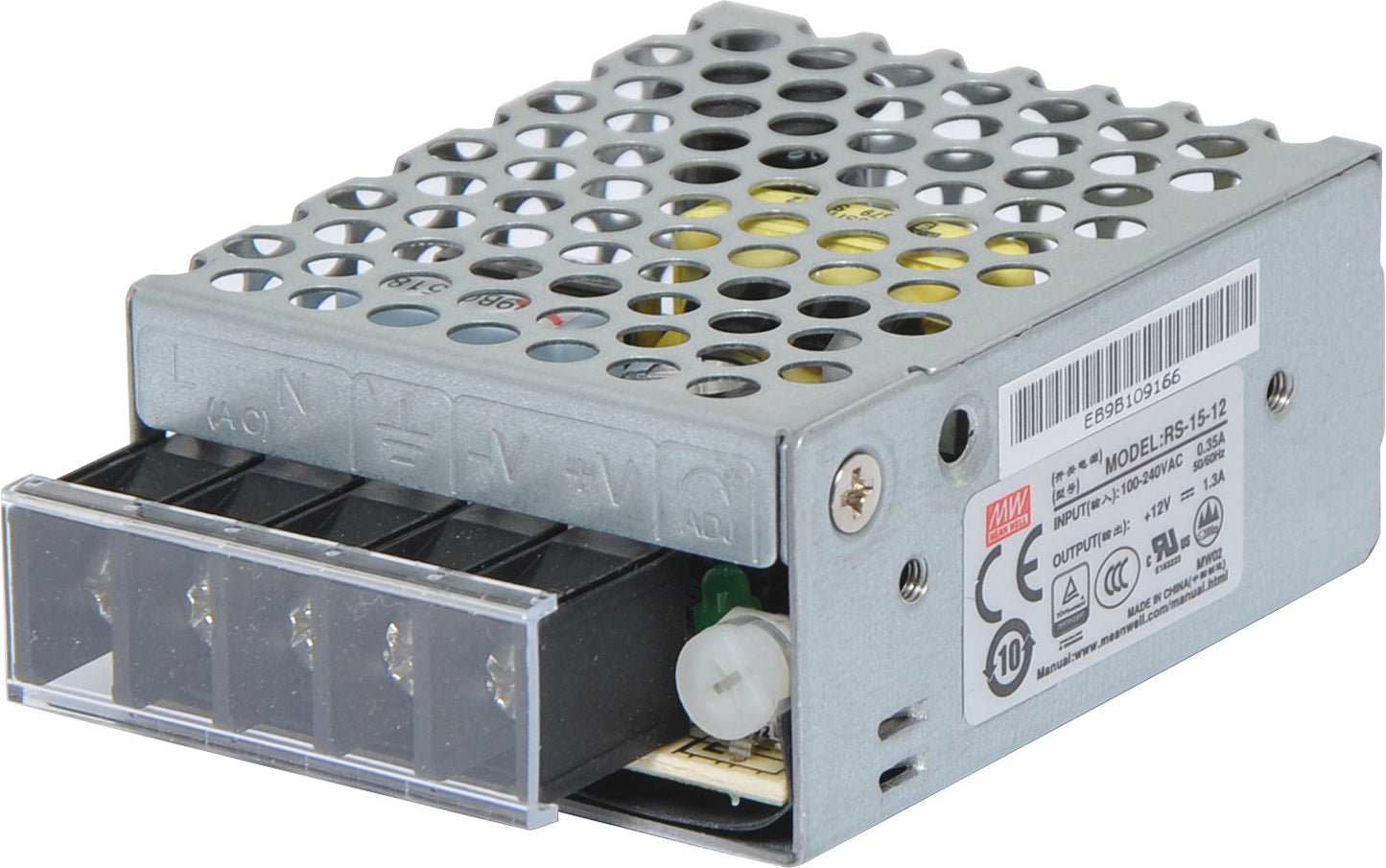 Enclosed AC/DC Supply RS-15-12 16W 12VDC Switchmode Power Supply M8728