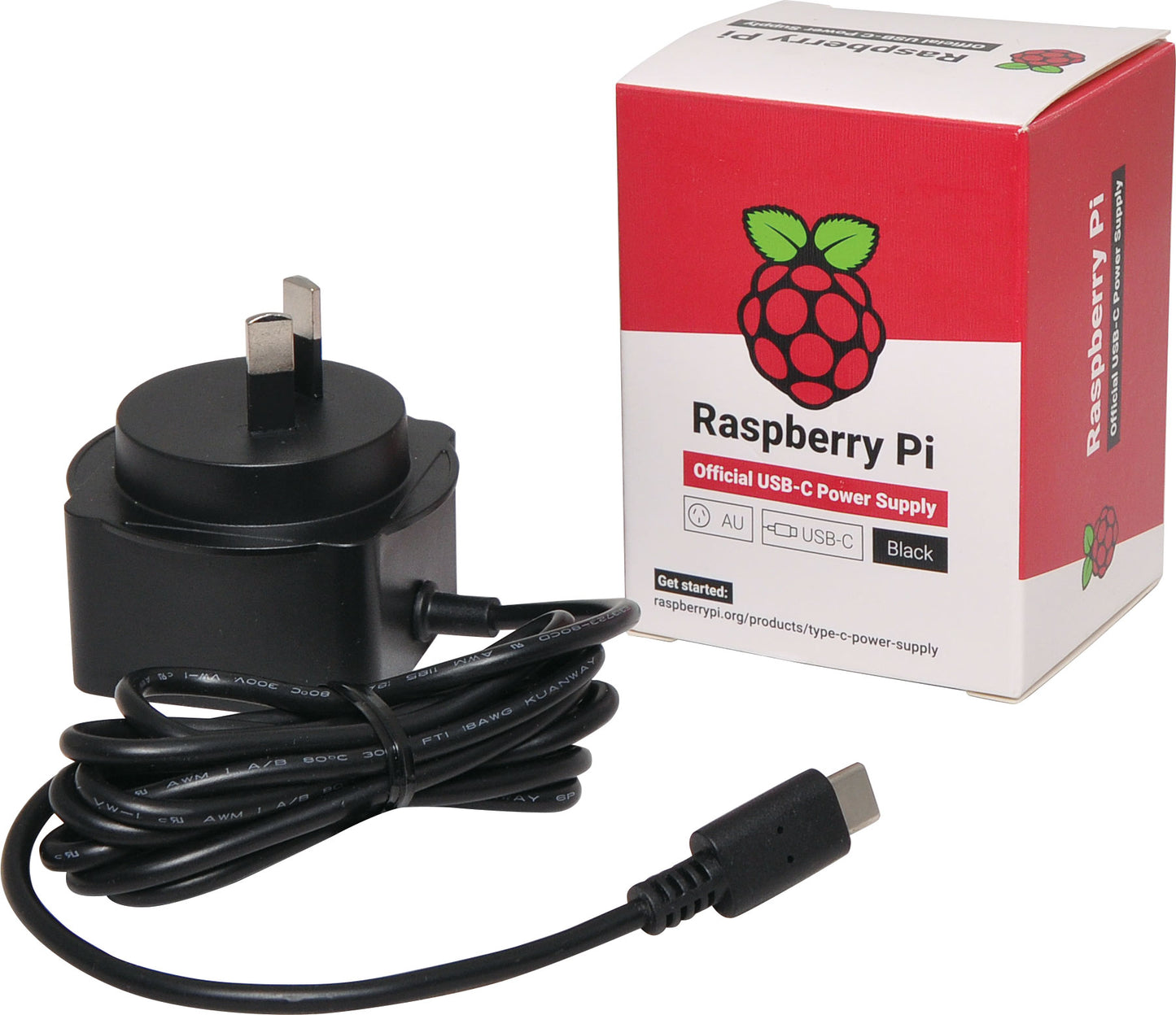 Raspberry PI 5.1V 3A USB-C Power Supply(SC0219) 3106947 M8821