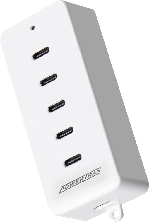 USB Charging 5 Way USB-C QC3.0 100W PD Charger Hub M8865