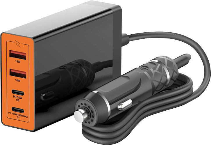 USB C 140W PD Car Adapter With 2m Cable M8867