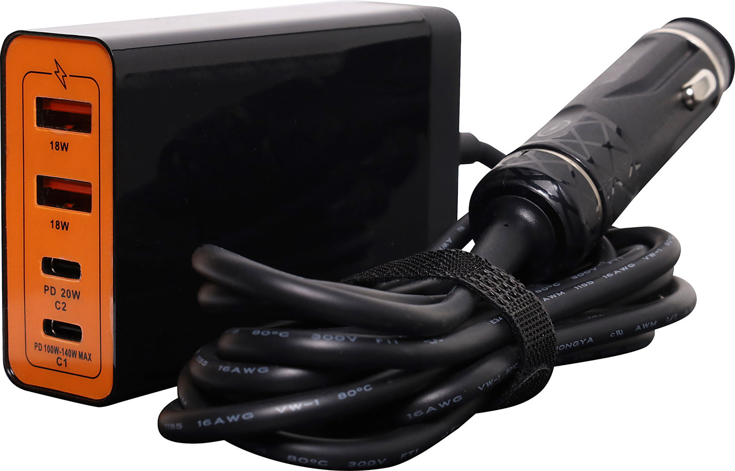 USB C 140W PD Car Adapter With 2m Cable M8867