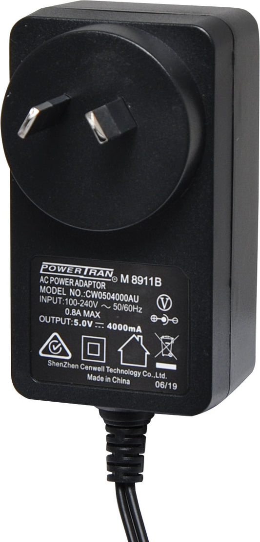Power Adapter 5V DC 4A Appliance Power Supply Adapter M8911B