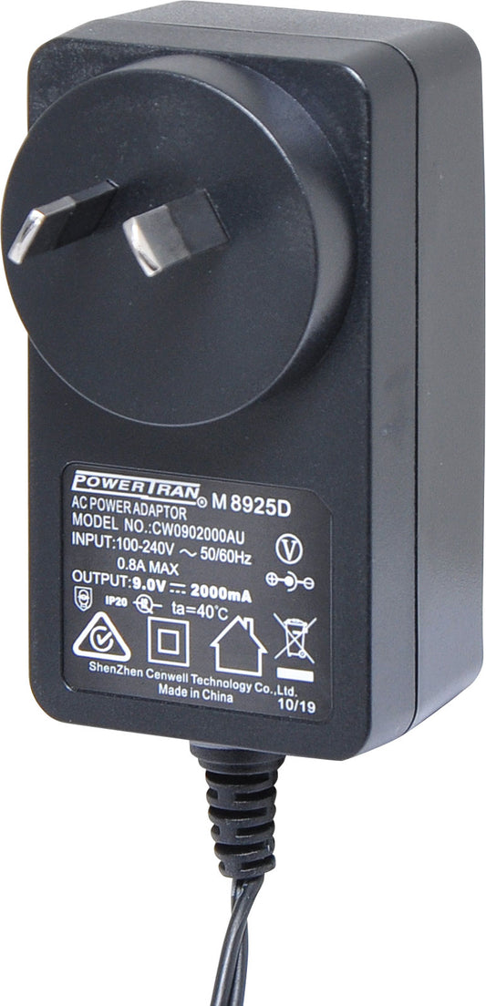 Power Adapter 9V DC 2A Appliance Power Supply Adapter M8925D