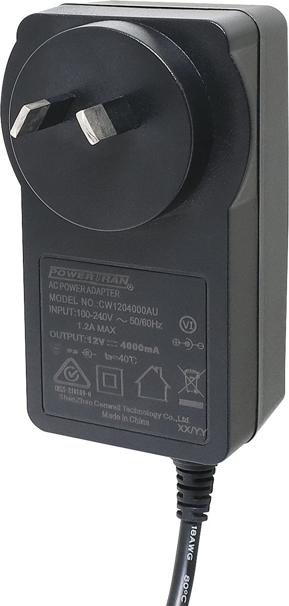 Power Adapter 12V DC 4A Appliance Power Supply Adapter M8938B