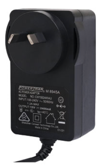 Power Adapter 15V DC 2.4A Appliance Power Supply Adapter M8945A