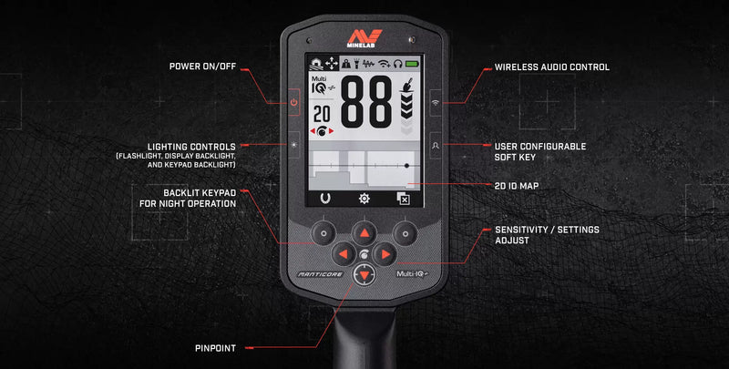 Minelab Manticore Treasure Detector 3228-0200