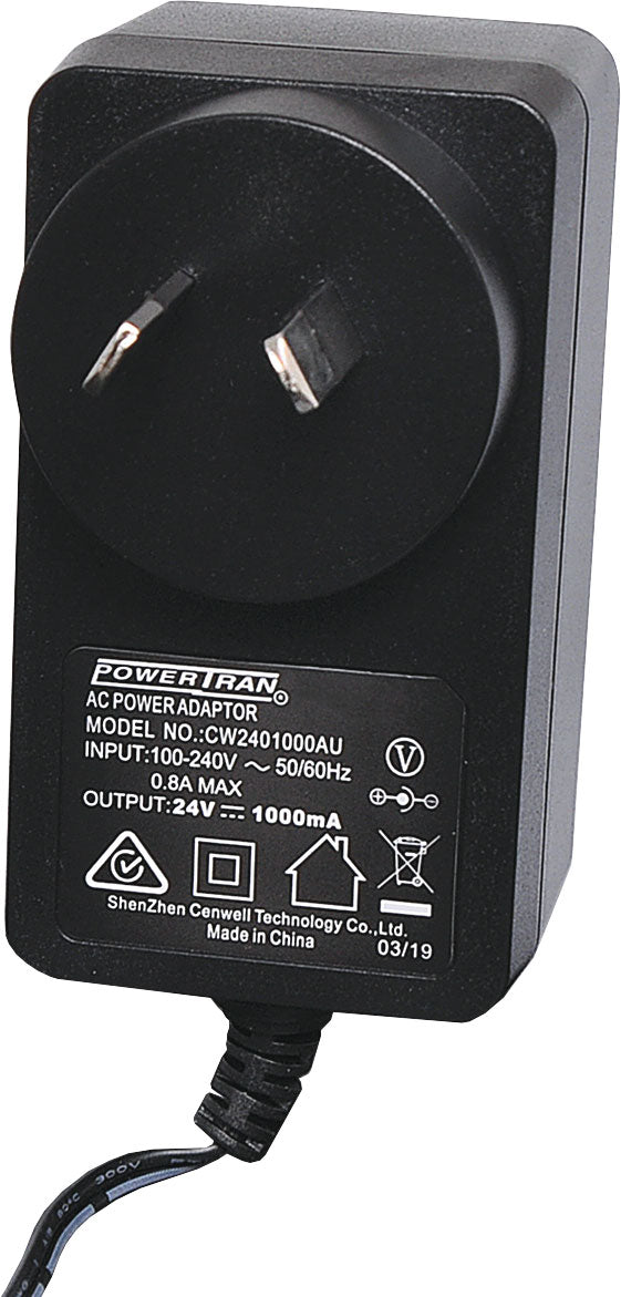 Power Adapter 24V DC 1A Appliance Power Supply Adapter (2.5mm) MB8968C