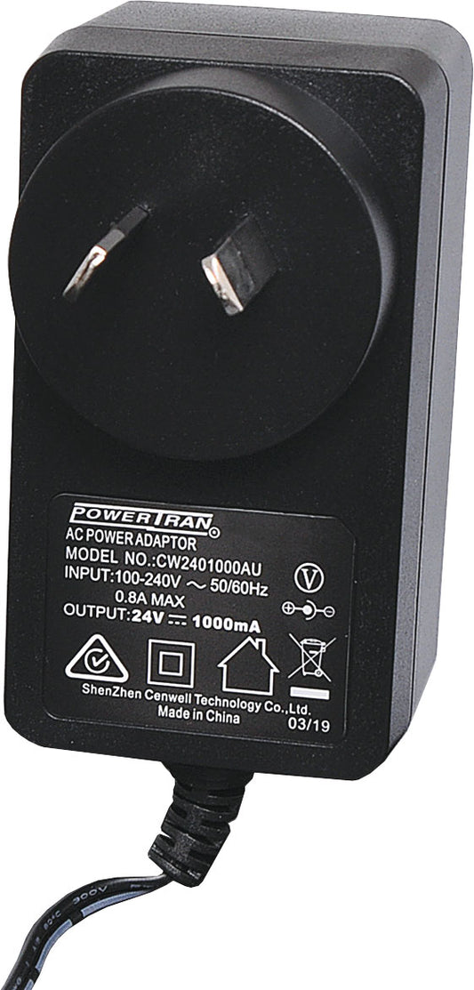 Power Adapter 24V DC 1A Appliance Power Supply Adapter (2.5mm) MB8968C