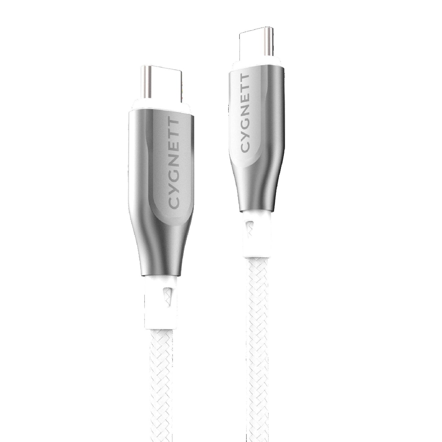 Cygnett Armoured USB-C To USB-C Cable 1m White CY4675PCTYC