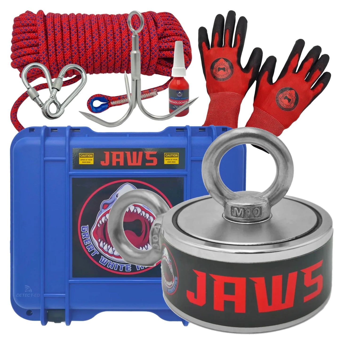 Magnet Fishing Kit - 550KG Deluxe - JAWS GWJAWSKIT01