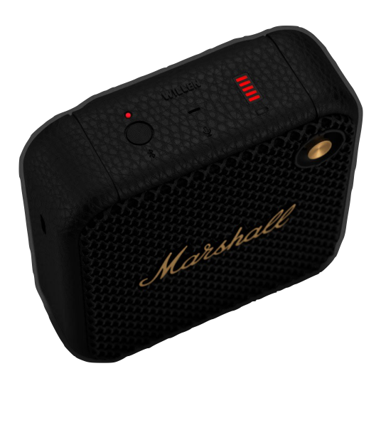 Marshall Willen Bluetooth Portable Bluetooth Speaker Black & Brass 251488