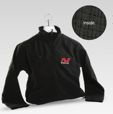 Minelab Soft Shell Jacket Large Black (9999-0080)