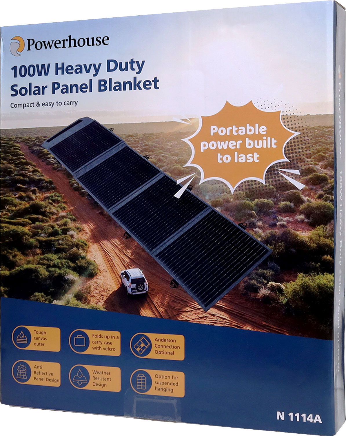 PV Solar Panel Heavy Duty Blanket 100W N1114A