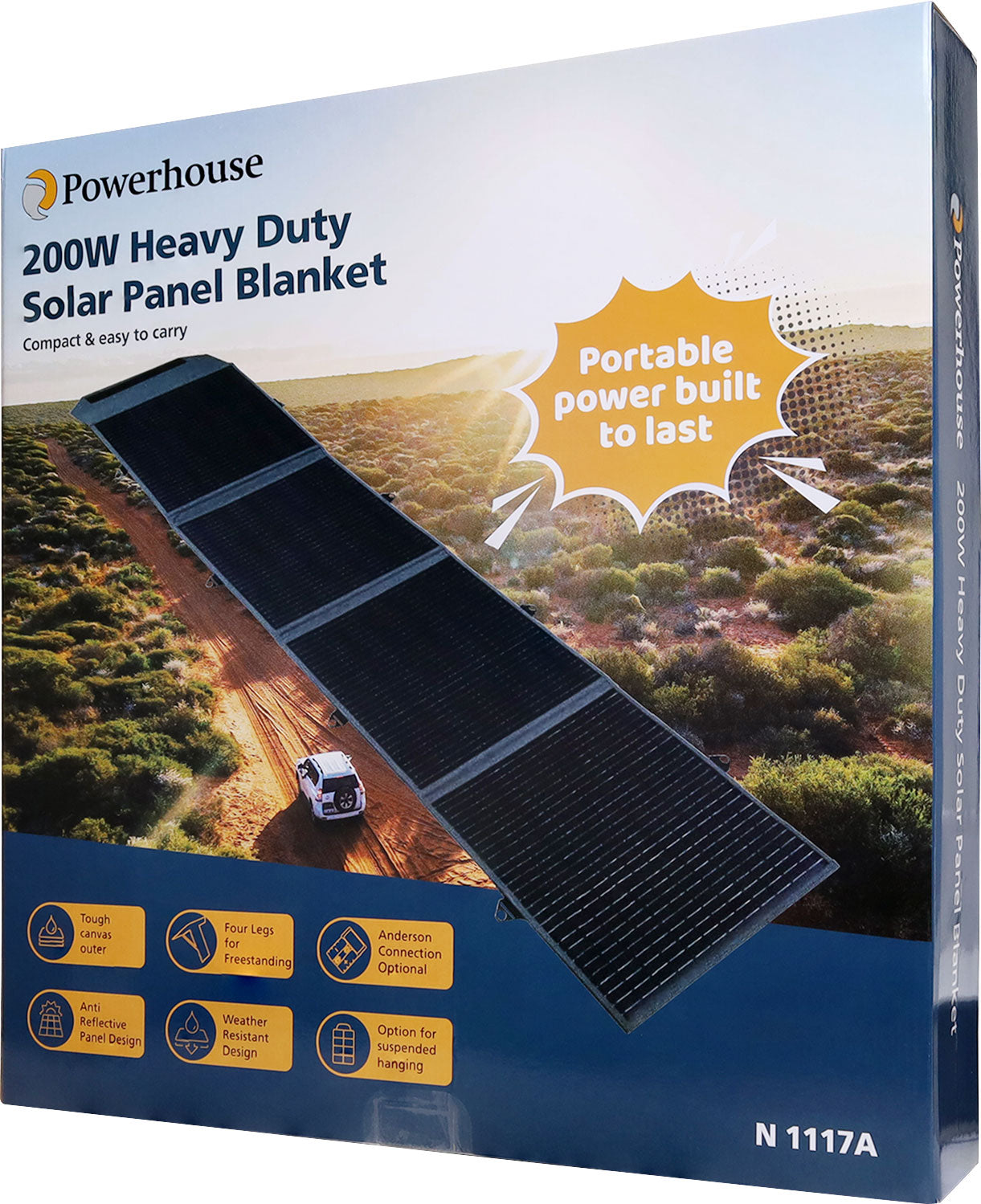 PV Solar Panel Heavy Duty Blanket 200W N1117A