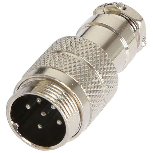 Microphone Inline Socket 6pin Line NC518-6