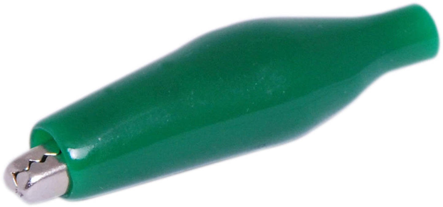 DC Power Connectors Crocodile Clip 46mm Green P0112
