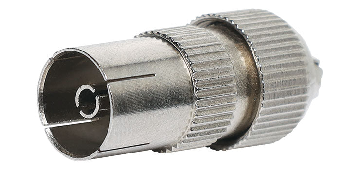 RF Connector Screw On Metal RG59 Female Socket PAL 75 Ohm P0230A
