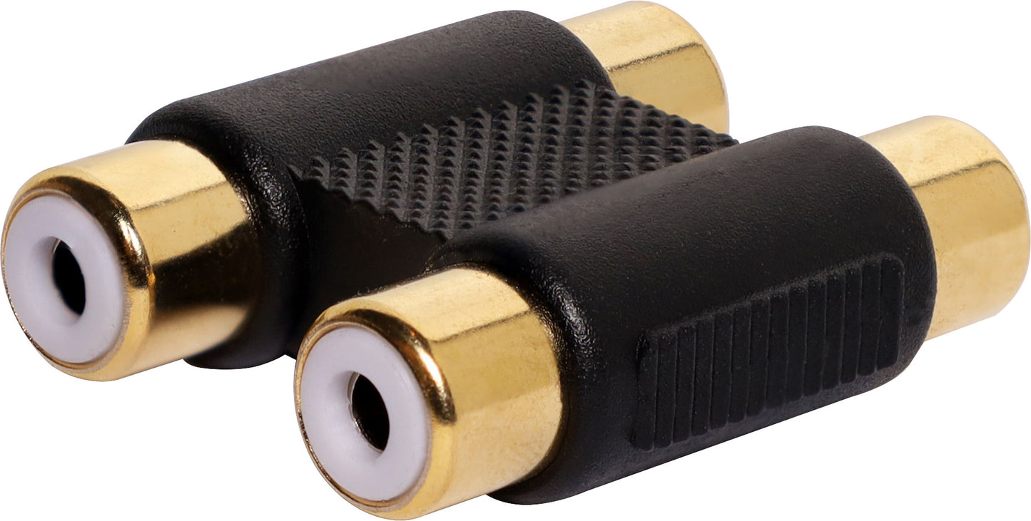 RCA Adapter 2 RCA Socket to 2 RCA Socket P0353