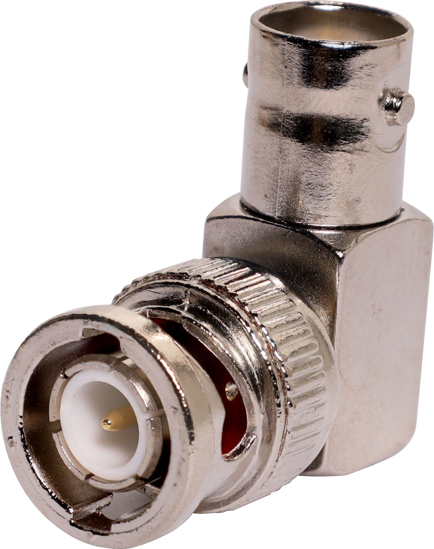 RF Connector Right Angle Male BNC to Female BNC P0393