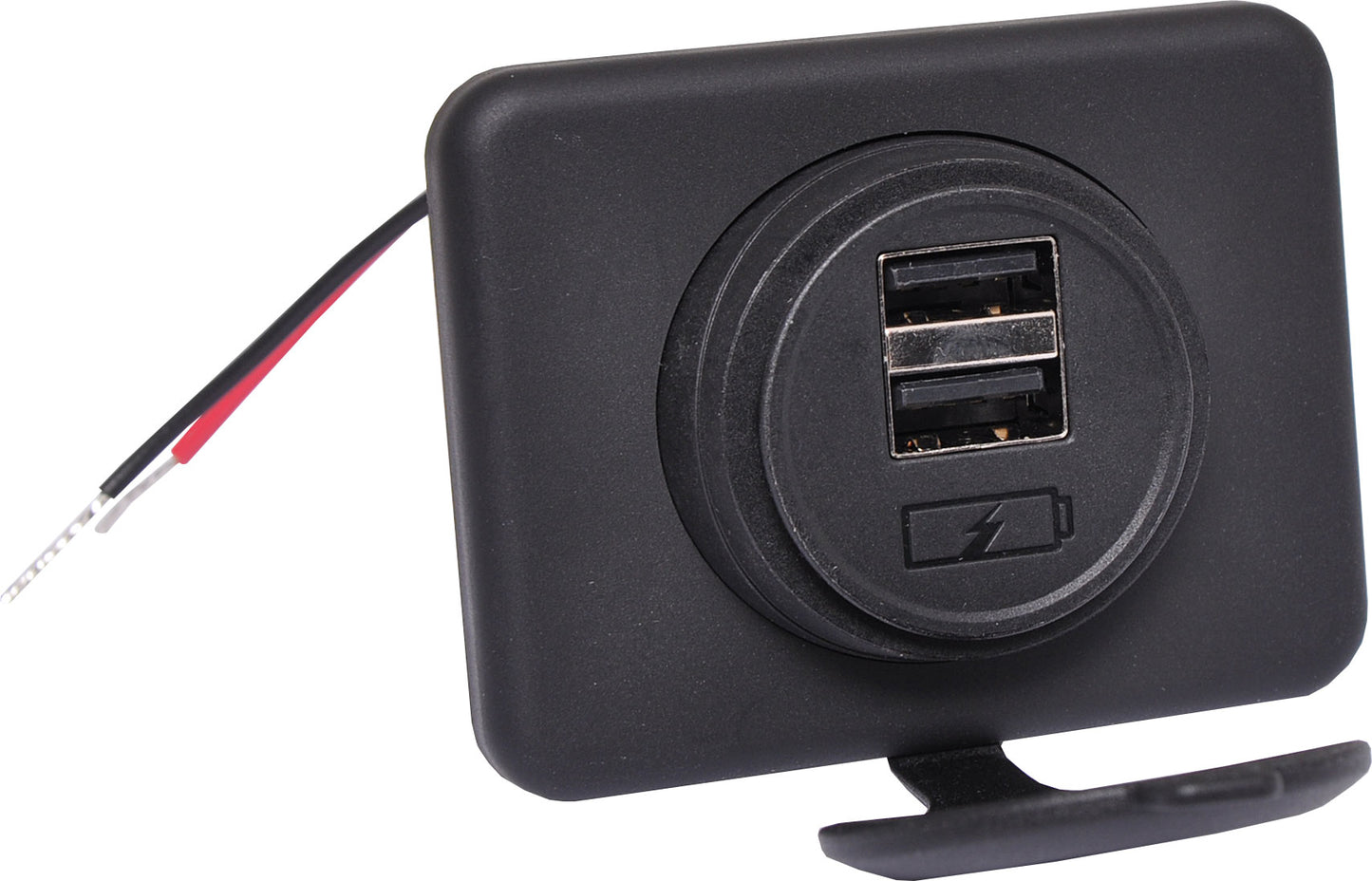 DC Power Connector Dual USB 2.1A Surface Mount Socket P0668A