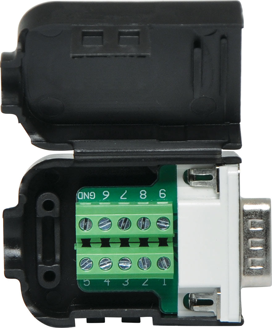 D-Sub Connector DE9 Male Plug to Terminal Block Breakout P1696