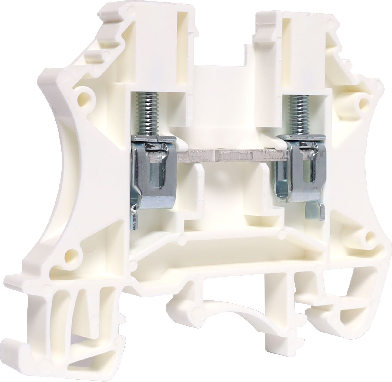 DIN Rail Terminal 20A 2.5mm White P2394