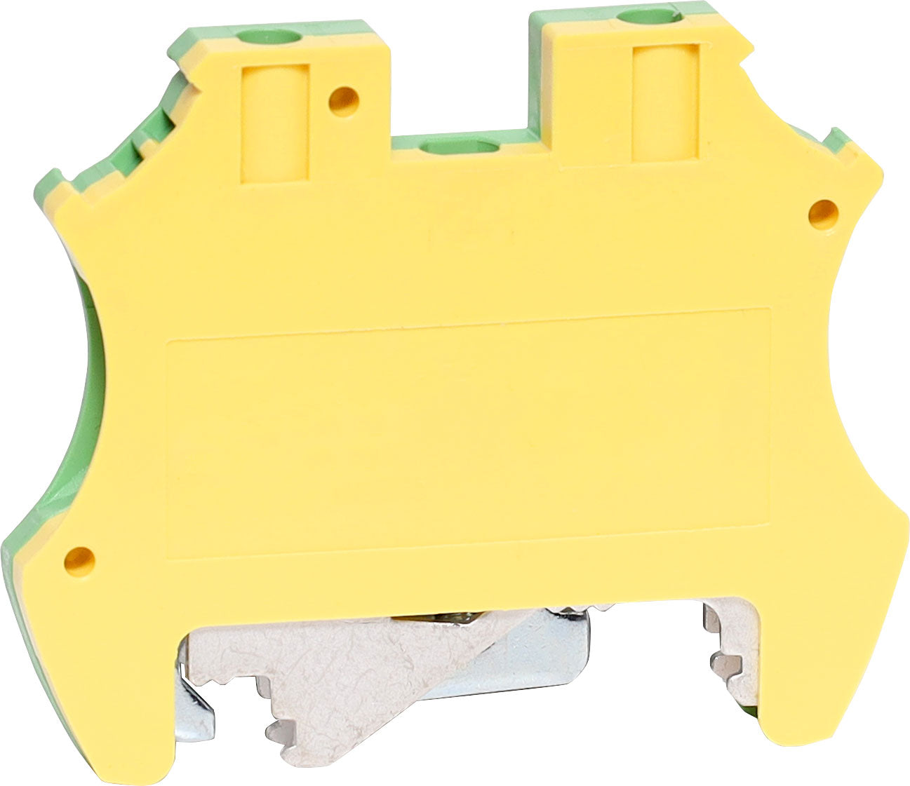 Screw Terminal 35A 4mm Green/Yellow DIN Rail Terminal P2415