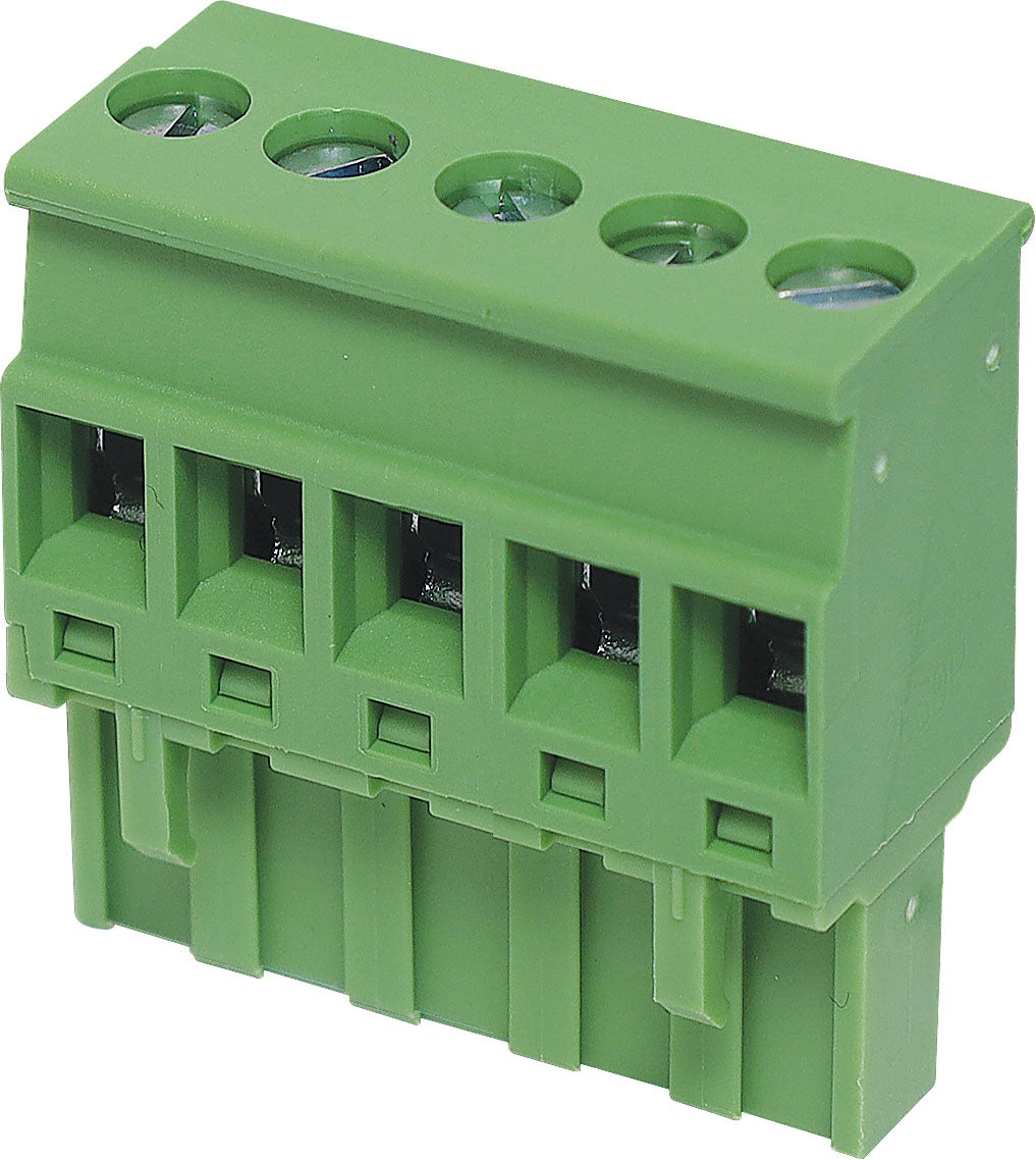 Pluggable Header 5 Way 5.08mm Vert. Top Entry Pluggable Terminal Plug P2635