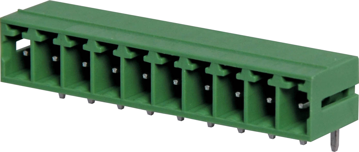Pluggable Headers 10 Way 3.81mm Horiz. PCB Mnt Boxed Pluggable Socket P2680