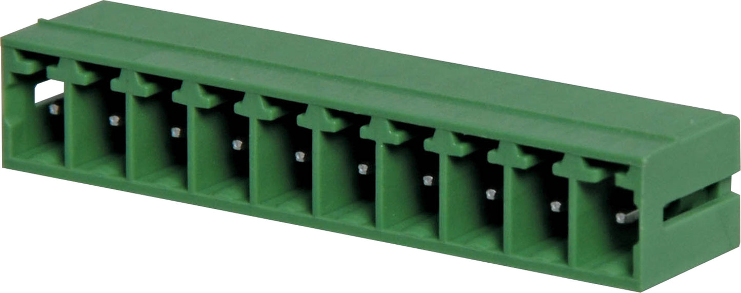 Pluggable Headers 10 Way 3.81mm Vert. PCB Mnt Boxed Pluggable Socket P2700