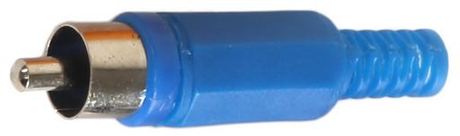 Plug RCA Blue Plastic P351BU