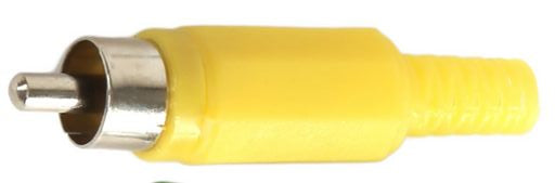 Plug RCA Yellow Plastic P351YL