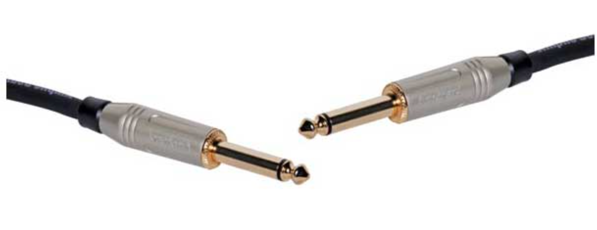 Audio Lead 6.35mm Mono Male To Male Plug Amphenol Connectors P6066